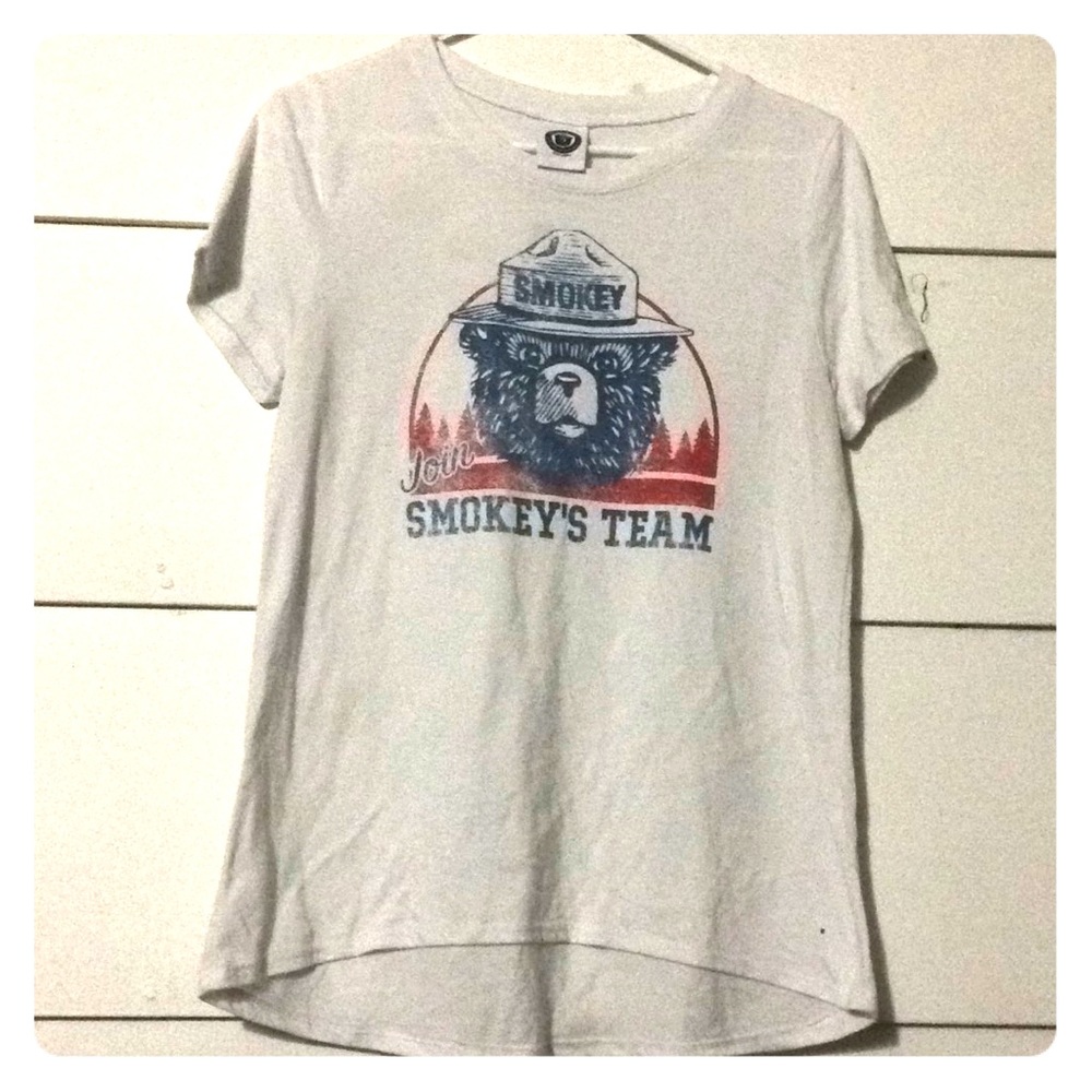 XL Smokey The Bear Join Smokey’s Team White Shirt